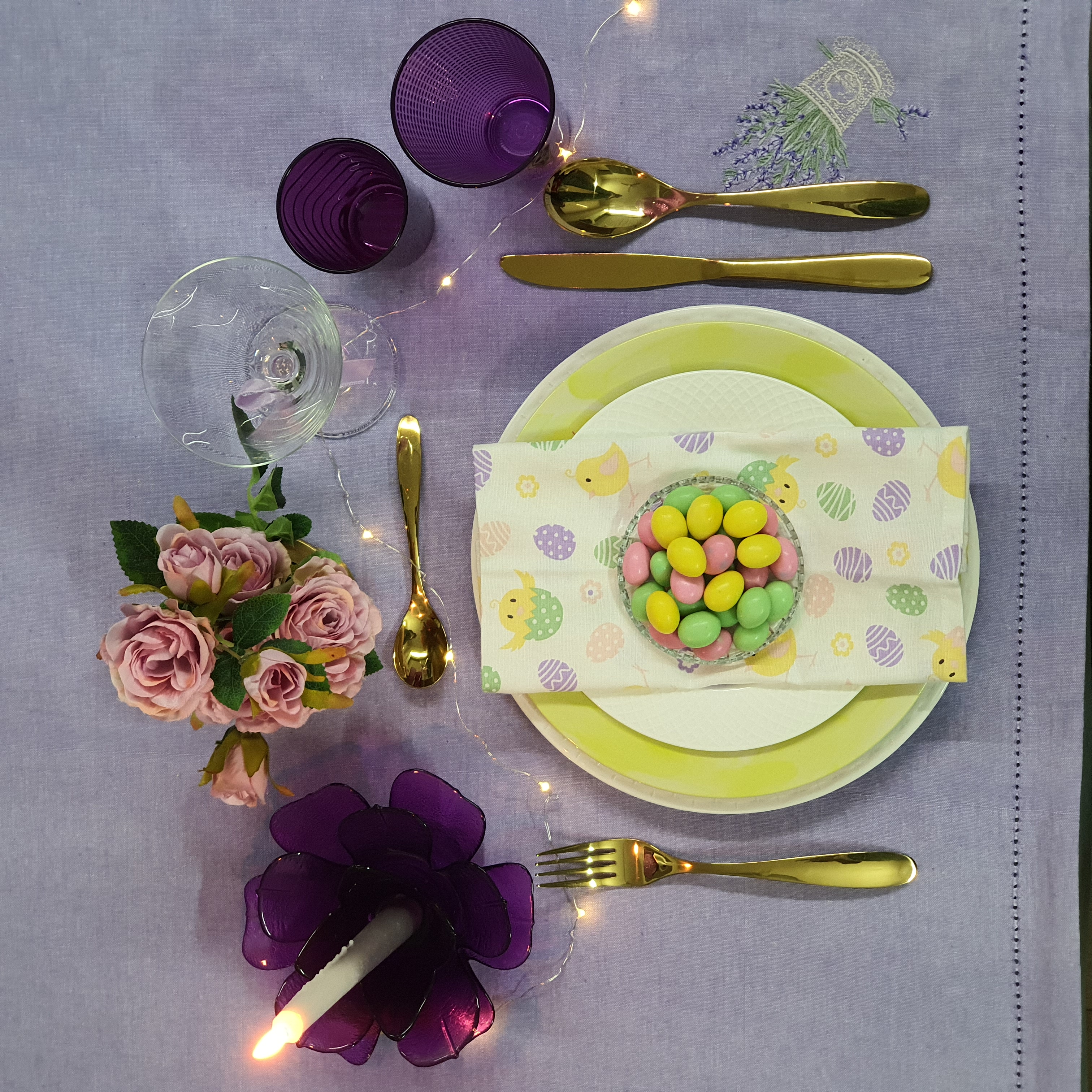Easter tablescape